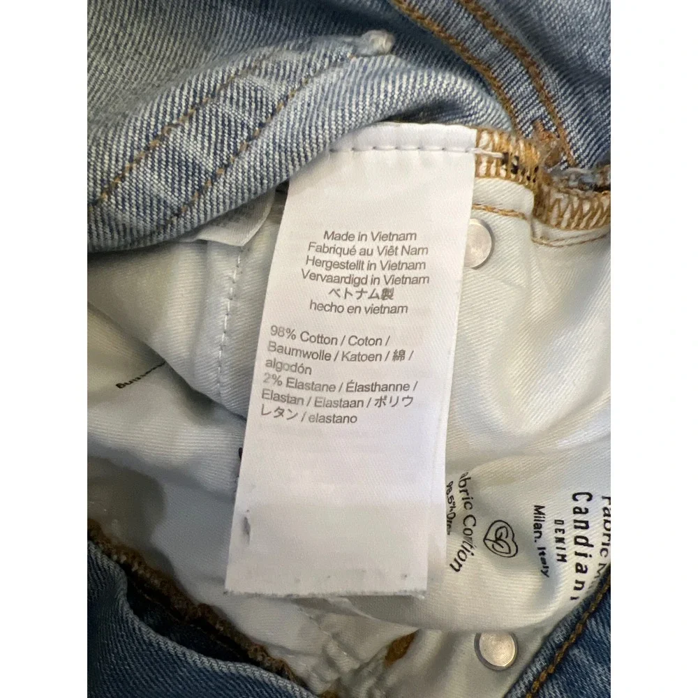 J.Crew Classic Straight Jeans Light‎ Wash Candiani Denim 27P BA657 FA21
